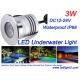 3W CREE XBD Led Underwater Light IP68 Waterproof DC12-24V Swimming Pool Fountain