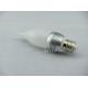 120 Degrees Beam Angle Aluminum Alloy 3W 85 to 265V AC LED Candle Lights