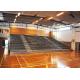 Retractable Football Stadium Bleachers / Customized Indoor Gym Bleachers 500MM Seat Center