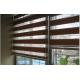 Motorized Shangri La Sheer Shade for Office Windows with Bottomrail