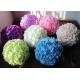 Silk PE Artificial Flower Ball Faux Kissing Balls 100% Handmade
