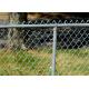 Dipped Galvanized Chain Link Fence With 35-300G per Square Meter Zinc Coating; PVC Coated Chain Link Fence