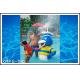 Commercial Fiberglass Duck Spray Water Park Equipment Children Outdoor Games