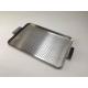 SS 201 304 316 Perforated Baking Tray Silver Color For Bbq And Household