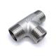3 Way Stainless Steel 1/2 NPT Male Threaded T Pipe Hose Fitting Casted Male Tee Fitting
