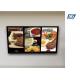 Wall Mounted Digital Advertising Display Screens High Resolution Menu Board