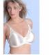 34B - 42E Hand Wash Profession Breathable White Padded Plus Size Convertible Bra For Lady