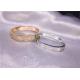 6.7mm Width Oval Diamond Bracelet Cartier Round Brilliant Cut 18K Gold wholesale jewelry china manufacturer