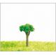 1.8cm Green Plastic Miniature Model Trees In Hand Made