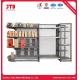 BV Retail Display Shelving Unit MDF 4 Tier Storage Shelf
