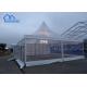 Wholesale Custom Water Proof UV Resistance Fireproof Popup High-Peak Transparent Canopy Pagoda Tent 