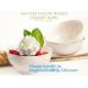 Wheat straw Compostable PLA eco-friendly biodegradable Disposable Large PLA PET Plastic Fruit 32oz Salad Bowl With Lid