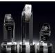 helsinki tower deluxe crystal award/2d laser tower crystal award/3d crystal hexagon award
