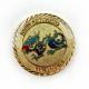 Custom Sandblasting Dragon Design Soft Enameled Souvenir Coin