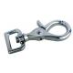 Zinc diecast  trigger snap hook with swivel eye in round or square shape swivel