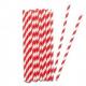 6x197mm 8x197mm FDA Certificates eco-friendly and biodegradable striped paper straws