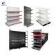 Double Sided Supermarket Racks Office Heavy Duty Garage Wall Shelving Mobile