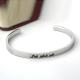 Stainless steel open bracelet, Custom Inspirational Jewelry Fashion Stainless Steel Cuff Bangle Bracelet