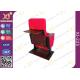 Functional Cold Molded Plywood Auditorium Furniture Chair With Wood Back / Seat Shell