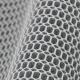 3mm Grey 3D Mesh Material 100 Percent Polyester Mesh Fabric Moisture Absorbent