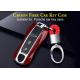 Wear Resistant Smooth Carbon Fiber Porsche Car Key Cover