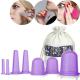 Low MOQ Anti Cellulite Therapy Facial Cupping Set Tool for Face Food-graded Silicone