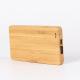 Bamboo Texture Slim 6000mAh Wood Personalized Power Bank Charger Single USB Port Type