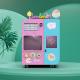 36 Flower Fairy Floss Vending Machine Fully Enclosed Pink Blue