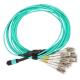 QY Female MPO to 24 LC OM3 Duplex Multimode Breakout Cable