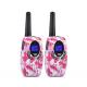 Handheld Pink Camouflage Walkie Talkies , High Reception Outdoor Two Way Radios