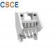 Ethernet 8 Pin RJ45 Connector , Unshielded Mini RJ45 Connector With Post