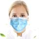 Blue Disposable Earloop Face Mask Anti Virus Protection For Food Service