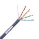 Drain Wire 1/0.5bc PVC Cover Material Cat5e 4 Pair Lan Cable for Speed Data Transfer