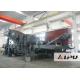Trailer Mounted Mobile Crushing Plant , Double Axle Portable Stone Crusher