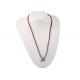 Popular Stainless Steel Pendant Necklace Custom Simple Long Black Choker Necklace