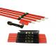 Heavy Current Insulated Safe Overhead Conductor Rail 4 Poles Inside Use