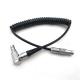 TILTA Kit LEMO 2pin VAXIS Power Cable 4-Pin To Angled 2pin Power Spring Cable