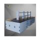 Polypropylene Lab Workstation Furniture PP Lab Bench Anti Acid 85cm Height