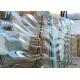 Textured Decorative Architectural Glass Curved Flat Decorative Glass Panels
