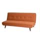Yellow Royal Functional Sofa Bed Simple Folding Manually Operated