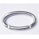 Hot Sale Oval Shaped Not For Climbing Silver Color Aluminum Carabiner