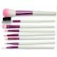 GMPC 8pcs Pink Makeup Brush Set Wood Handle Custom Laser Logo