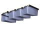 Folding Rack for Garage Ceiling Mount Overhead Storage Bin Multifunctional and Durable