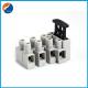 Plastic Electrical Screw Feed Through 4 Pole Pin Fuse Holder Terminal Block Connector