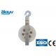 Steel Bundled Conductor String Cable Tensioner Nylon Pulley Roller At Tower