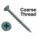 Sharp Point Hardened Steel Bugle Head Drywall Screws With No 2 Phillips Recess