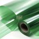 RoHS Translucent Green PET Anti Scratch Film For Printing And Graphic Arts