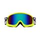 Colorful Plain Anti Fog Wind Proof Snow Ski Goggles For Kids