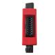 Female Red Car Diagnostic Adapter , Automotive OBD Connector Adapter