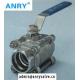 FNPT SS316 PTFE Seat Ball Valve For Water Flow Control